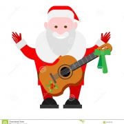 santa-claus-guitar